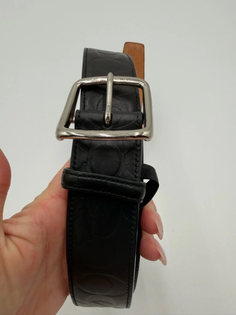 Men’s Coach Harness Buckle Belt Sz 40 - Picture 8 of 8